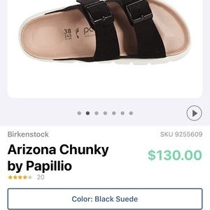 Birkenstock Papillo platform sandals like new
